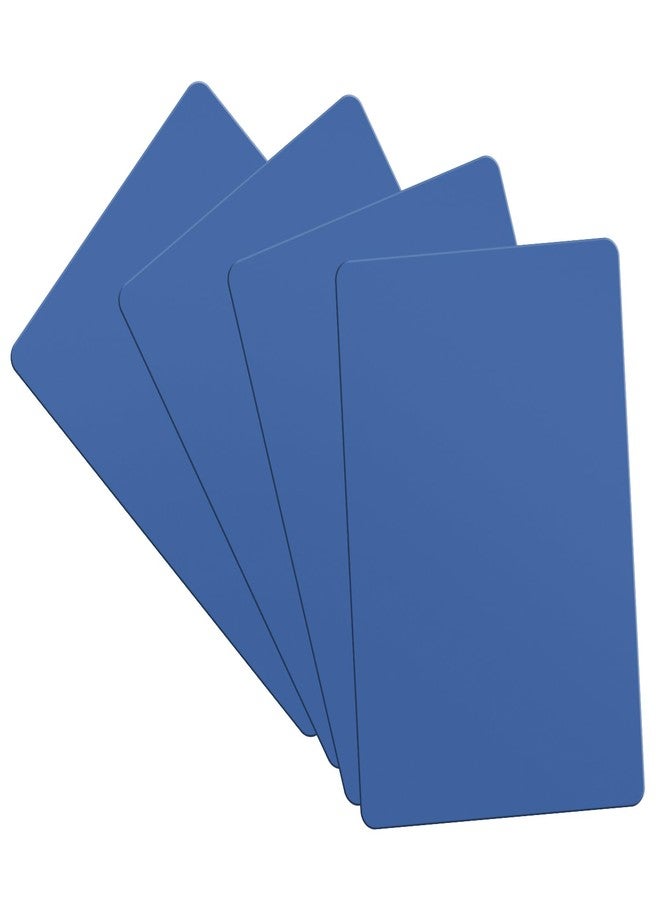 Seenelling 4 Pcs Mahjong Tile Mixer Shuffler for Mixing and Shuffling Tiles Plastic Game Accessories Gifts for Mahjong Lovers Playing Game (Blue) - Image 1